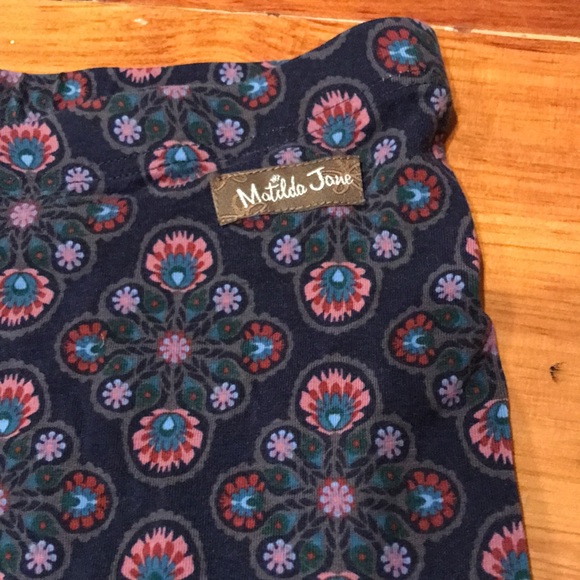 MATILDA JANE M Astrid Leggings Ruching Purple Pattern - Picture 2 of 5